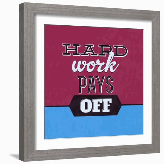 Hard Work Pays Off 1-Lorand Okos-Framed Art Print