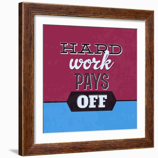 Hard Work Pays Off 1-Lorand Okos-Framed Art Print