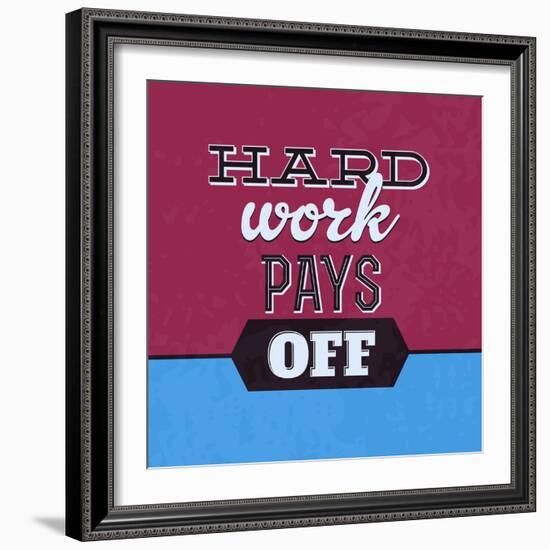 Hard Work Pays Off 1-Lorand Okos-Framed Art Print