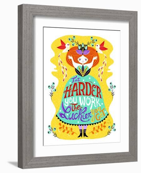 Hard Work-Gaia Marfurt-Framed Giclee Print