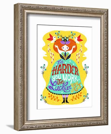 Hard Work-Gaia Marfurt-Framed Giclee Print