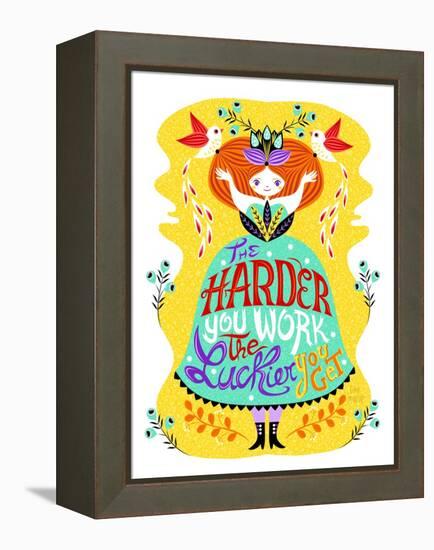 Hard Work-Gaia Marfurt-Framed Premier Image Canvas