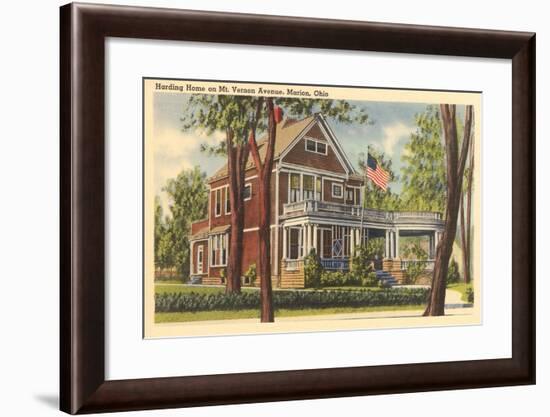 Harding Home, Marion-null-Framed Art Print