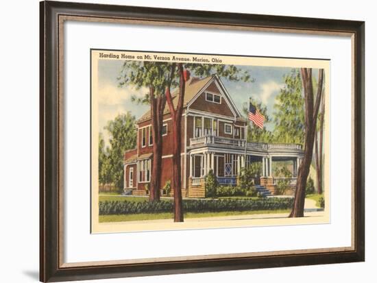 Harding Home, Marion-null-Framed Art Print