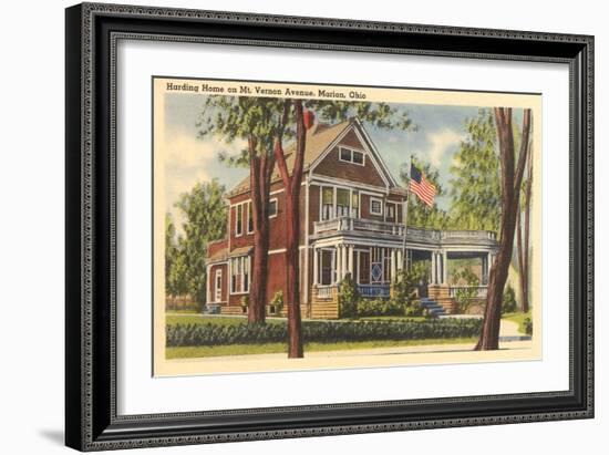 Harding Home, Marion-null-Framed Art Print