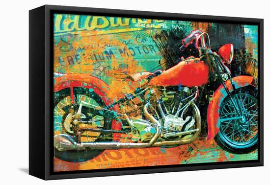 Hardtail Tangerine-Porter Hastings-Framed Stretched Canvas