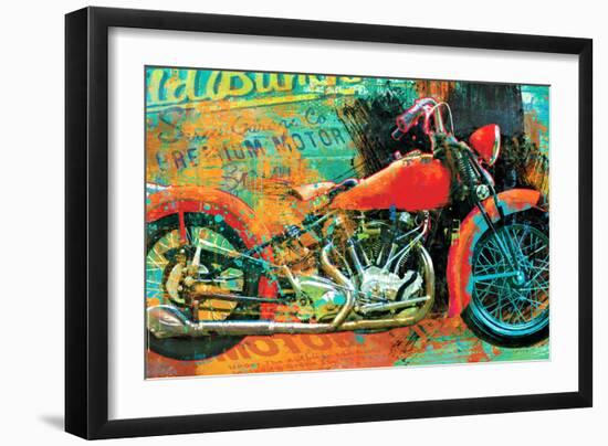 Hardtail Tangerine-Porter Hastings-Framed Art Print