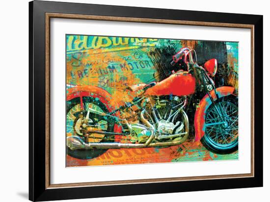 Hardtail Tangerine-Porter Hastings-Framed Art Print