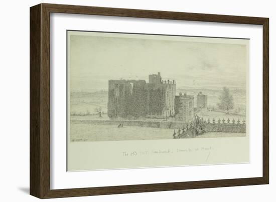 Hardwick Old Hall, 1828-William Henry Hunt-Framed Giclee Print