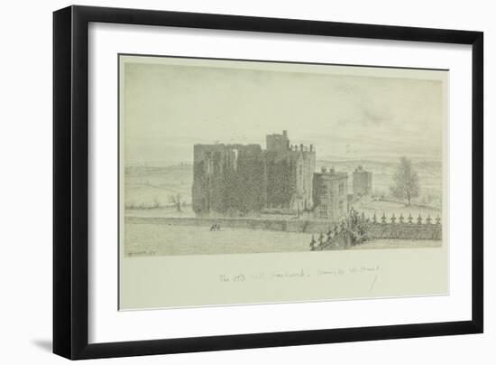 Hardwick Old Hall, 1828-William Henry Hunt-Framed Giclee Print