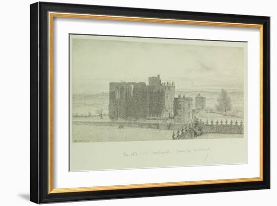 Hardwick Old Hall, 1828-William Henry Hunt-Framed Giclee Print