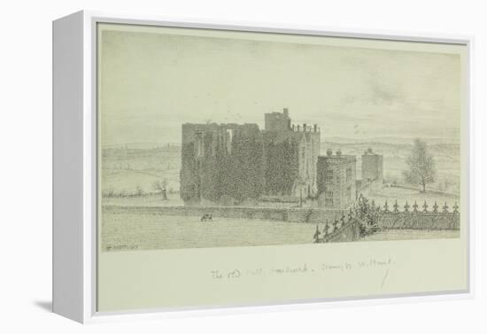 Hardwick Old Hall, 1828-William Henry Hunt-Framed Premier Image Canvas