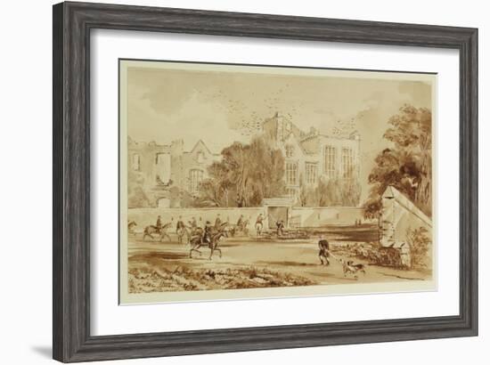 Hardwick Old Hall-William Henry Hunt-Framed Giclee Print