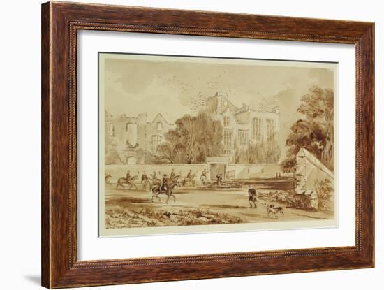 Hardwick Old Hall-William Henry Hunt-Framed Giclee Print