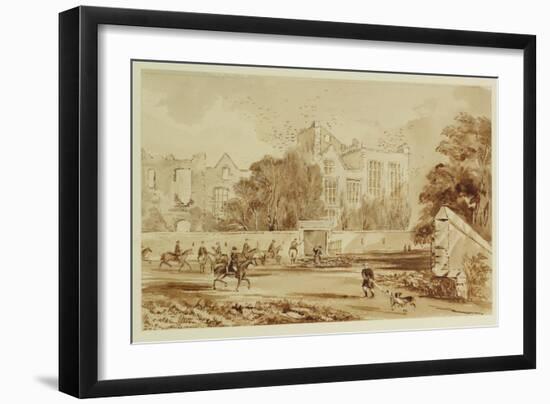 Hardwick Old Hall-William Henry Hunt-Framed Giclee Print