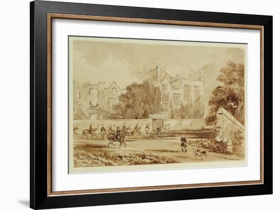 Hardwick Old Hall-William Henry Hunt-Framed Giclee Print