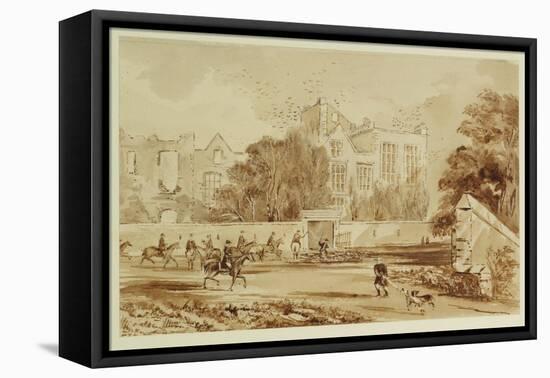 Hardwick Old Hall-William Henry Hunt-Framed Premier Image Canvas