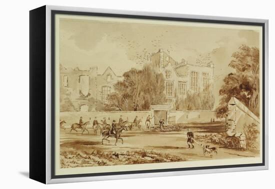 Hardwick Old Hall-William Henry Hunt-Framed Premier Image Canvas