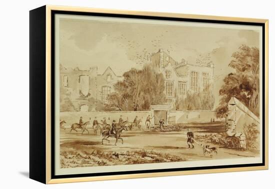 Hardwick Old Hall-William Henry Hunt-Framed Premier Image Canvas