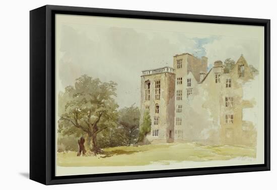 Hardwick Old Hall-William Henry Hunt-Framed Premier Image Canvas