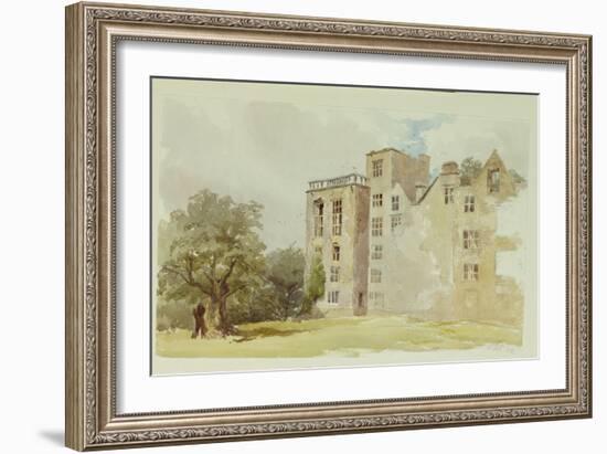 Hardwick Old Hall-William Henry Hunt-Framed Giclee Print