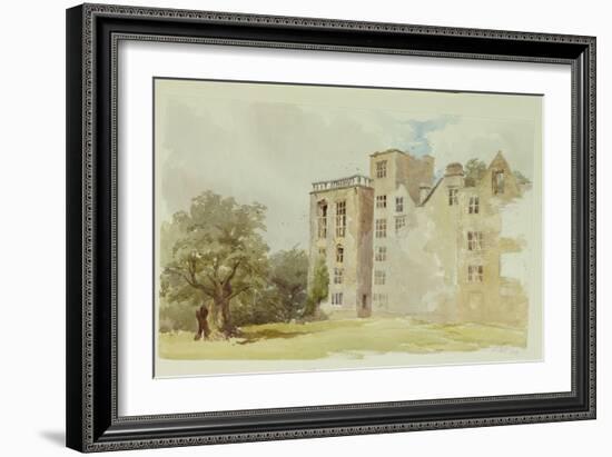 Hardwick Old Hall-William Henry Hunt-Framed Giclee Print