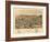 Hardwick, Vermont - Panoramic Map-Lantern Press-Framed Art Print