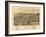 Hardwick, Vermont - Panoramic Map-Lantern Press-Framed Art Print