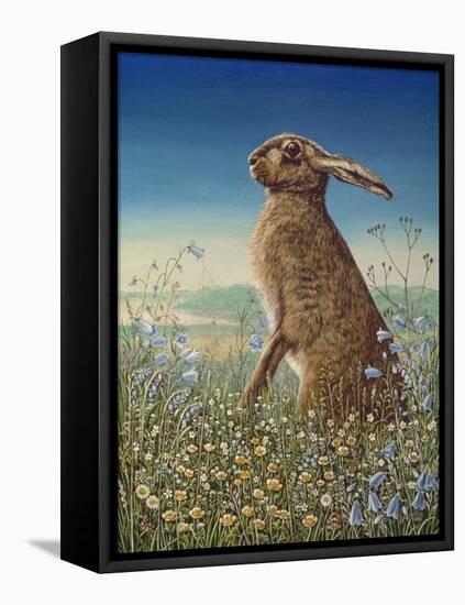 Hare, 1984-Frances Broomfield-Framed Premier Image Canvas