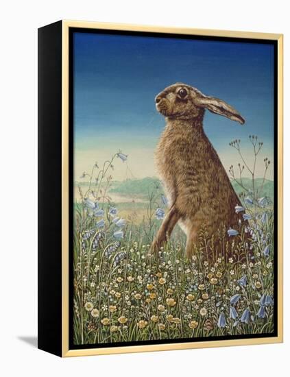 Hare, 1984-Frances Broomfield-Framed Premier Image Canvas