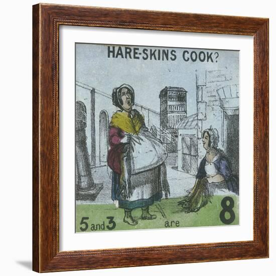 Hare-Skins Cook?, Cries of London, C1840-TH Jones-Framed Giclee Print