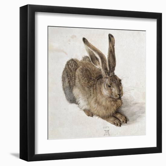 Hare-Albrecht Dürer-Framed Art Print