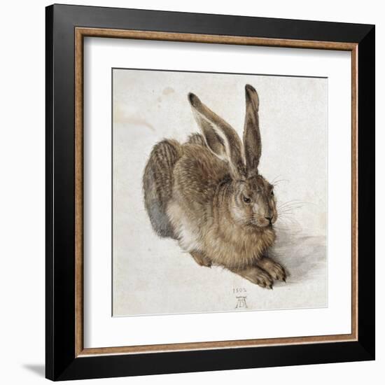 Hare-Albrecht Dürer-Framed Art Print