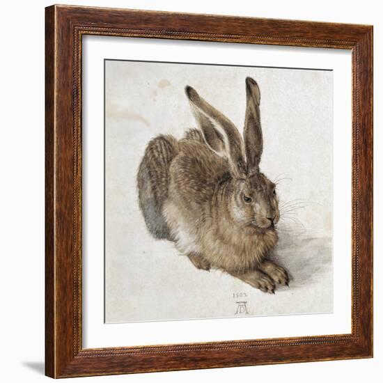 Hare-Albrecht Dürer-Framed Art Print