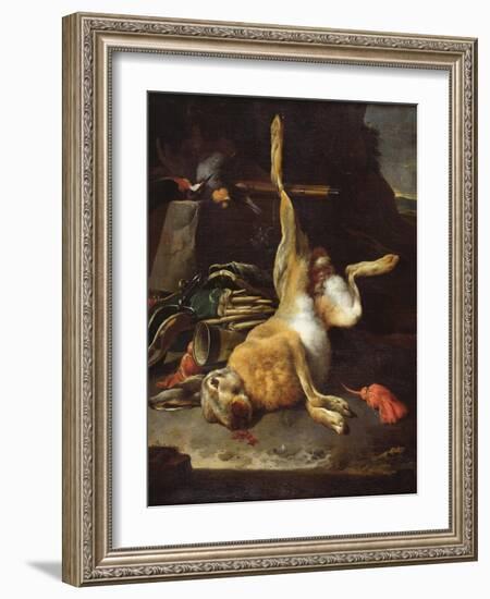 Hare-Melchior de Hondecoeter-Framed Giclee Print