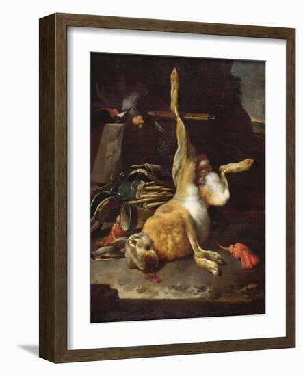 Hare-Melchior de Hondecoeter-Framed Giclee Print