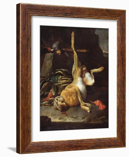 Hare-Melchior de Hondecoeter-Framed Giclee Print