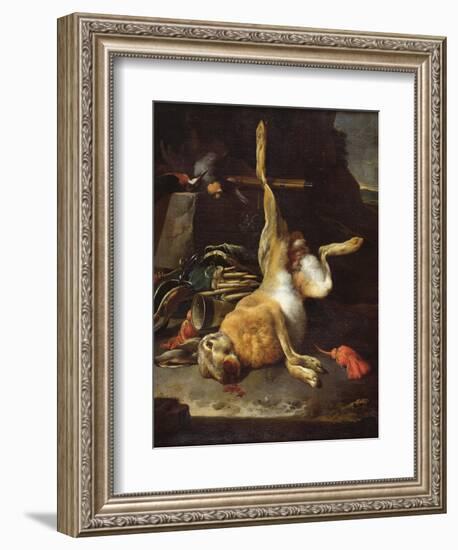 Hare-Melchior de Hondecoeter-Framed Giclee Print