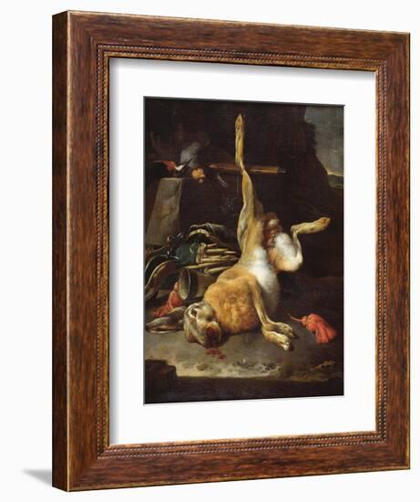 Hare-Melchior de Hondecoeter-Framed Giclee Print