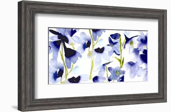 Harebelle-Bluebellgray-Framed Art Print