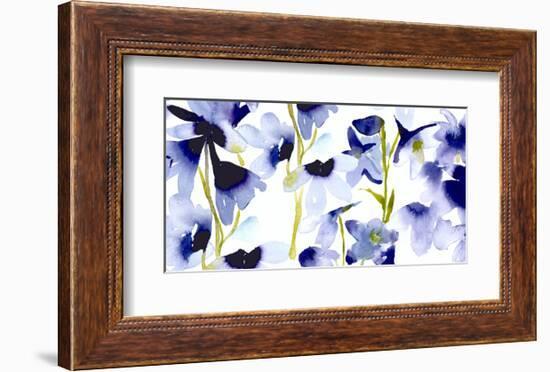 Harebelle-Bluebellgray-Framed Art Print