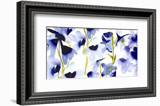 Harebelle-Bluebellgray-Framed Art Print