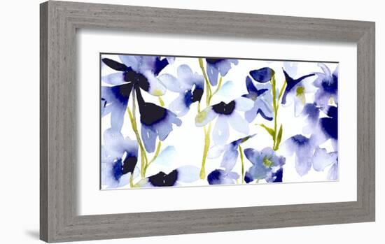 Harebelle-Bluebellgray-Framed Art Print