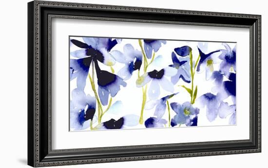 Harebelle-Bluebellgray-Framed Art Print