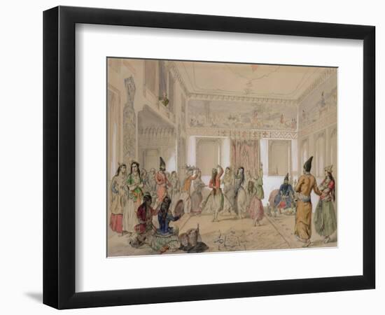 Harem Feast, Tehran-Amadeo Preziosi-Framed Giclee Print