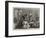 Harem Life in Turkey, I, the Family of a Turkish Bey at Dinner-null-Framed Giclee Print