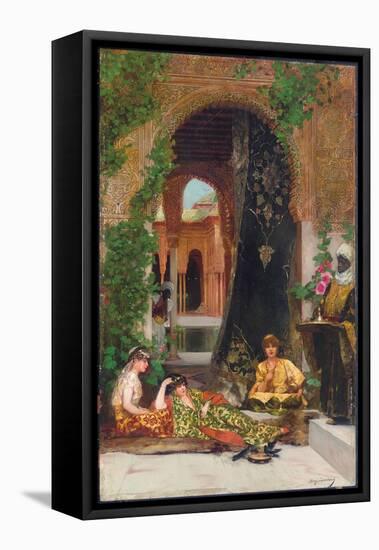 Harem Women-Jean Joseph Benjamin Constant-Framed Premier Image Canvas