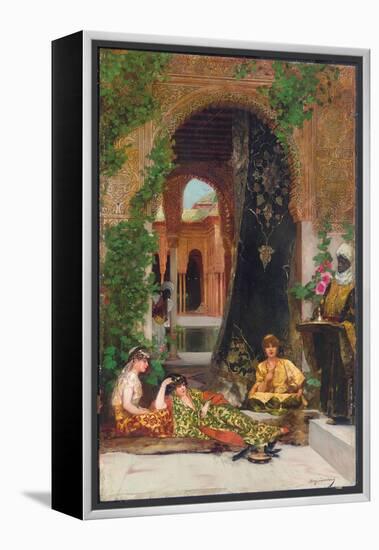 Harem Women-Jean Joseph Benjamin Constant-Framed Premier Image Canvas