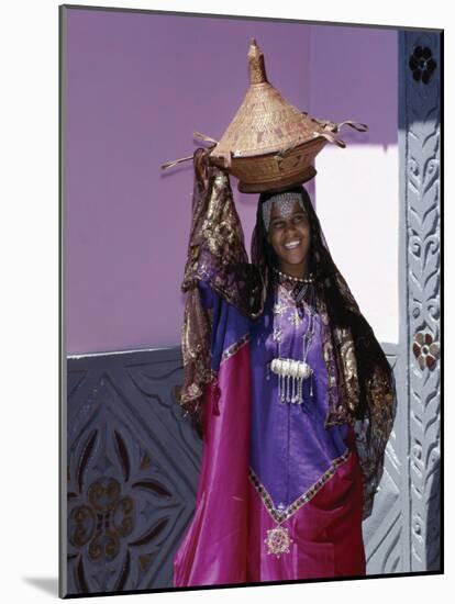 Harerge Province, Harar, an Harari Girl in Wedding Attire, Ethiopia-Nigel Pavitt-Mounted Photographic Print