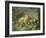 Hares and Leverets in a Rocky Lair-Johann Wenzel Peter-Framed Giclee Print